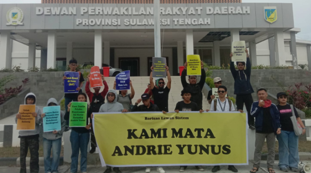 Aktivis KontraS Andrie Yunus Disiram Air Keras, Masyarakat Sipil di Sulteng Curigai Ada Motif Kekuasaan