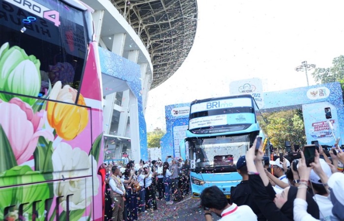 Pulang Kampung Aman dan Nyaman, BRI Berangkatkan12.352 Pemudik dengan 238 Bus