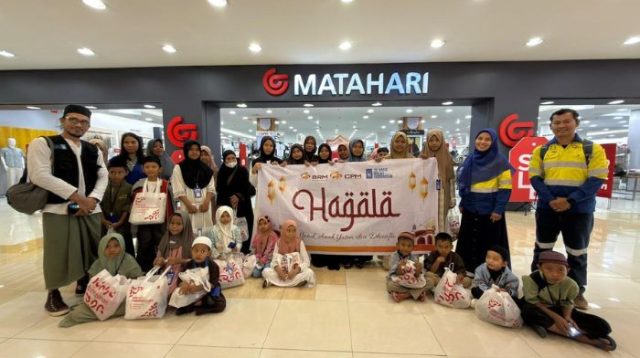 PT CPM dan Islamic Relief Indonesia Ajak 50 Anak Yatim di Palu Belanja Lebaran di PGM