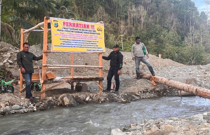 Penertiban PETI di Desa Karya Mandiri dan Tombi: Polisi Datang, Alat Berat Sudah Menghilang