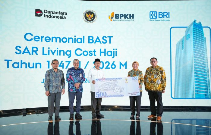 BRI Kembali Dipercaya Sediakan Living Cost Haji 2026, Total SAR Capai 152,49 Juta