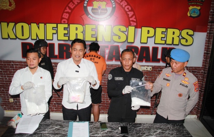 Polresta Palu Ungkap 31 Kasus Narkoba, 39 Tersangka Diamankan dan Sita 2,2 Kg Sabu