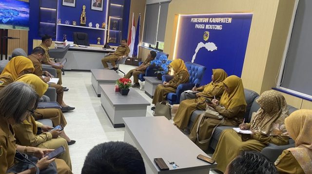 Pemkab Parimo Matangkan Persiapan Peresmian Gedung Layanan Perpustakaan