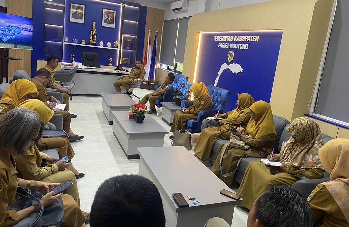 Pemkab Parimo Matangkan Persiapan Peresmian Gedung Layanan Perpustakaan