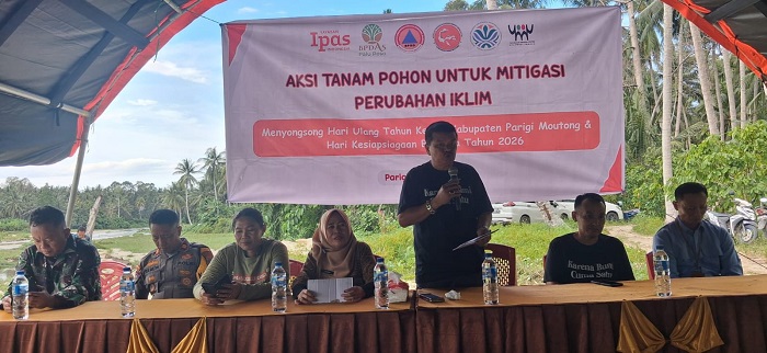 Wabup Parimo Pimpin Aksi Tanam Pohon, Dorong Mitigasi Perubahan Iklim