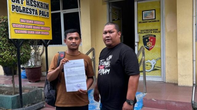 Didampingi KKJ Sulteng, Rian Afdhal Laporkan drg Herry ke Polisi Atas Dugaan Penghinaan