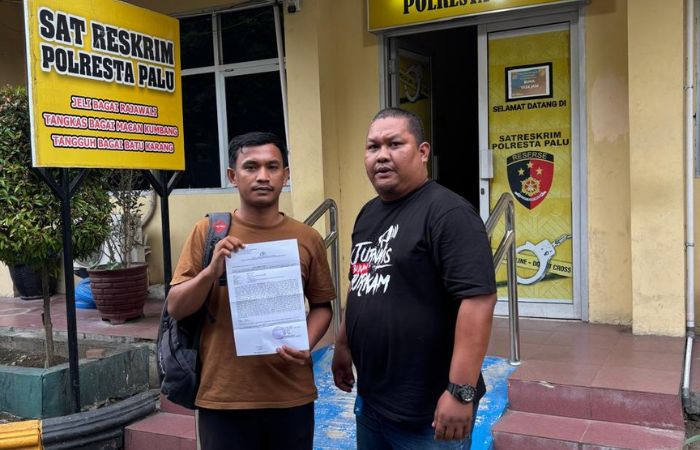 Didampingi KKJ Sulteng, Rian Afdhal Laporkan drg Herry ke Polisi Atas Dugaan Penghinaan