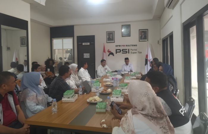 KPU dan Bawaslu Sambangi DPW PSI Sulteng, Pastikan Kesiapan Administrasi dan Kelembagaan Parp