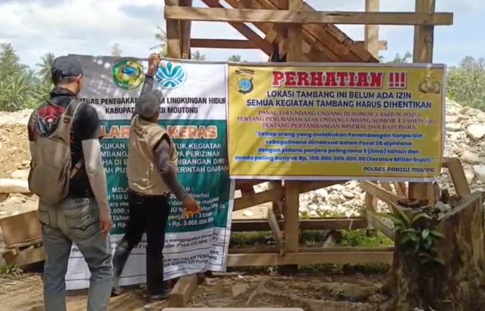 Tambang Emas Ilegal Karya Mandiri Kosong Saat Dirazia Satgas Gabungan