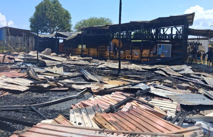 Lima Toko Furniture di Palu Ludes Terbakar, Polisi Selidiki Penyebab