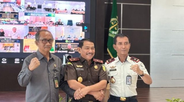 Kejati, Pengadilan Tinggi dan Ditjenpas Sulteng Sepakat Optimalkan Persidangan Elektronik