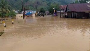 Banjir Terjang Empat Desa di Kasimbar Parimo, Jalan Trans Sulawesi Tertutup Longsor