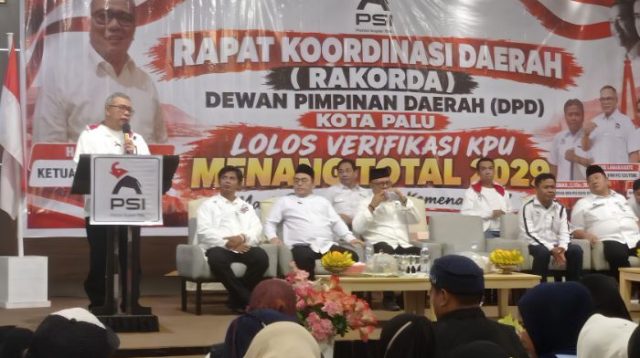 Optimis PSI Menang di Sulteng, Ahmad Ali Ingatkan Ketua DPD Rangkul Kader dan Hindari Ego Sektoral