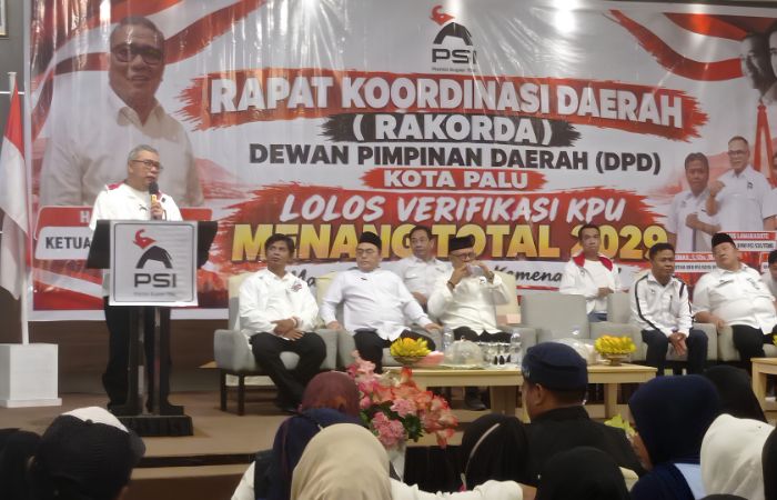 Optimis PSI Menang di Sulteng, Ahmad Ali Ingatkan Ketua DPD Rangkul Kader dan Hindari Ego Sektoral