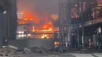 Pabrik PT SPN di Morowali Utara Terbakar