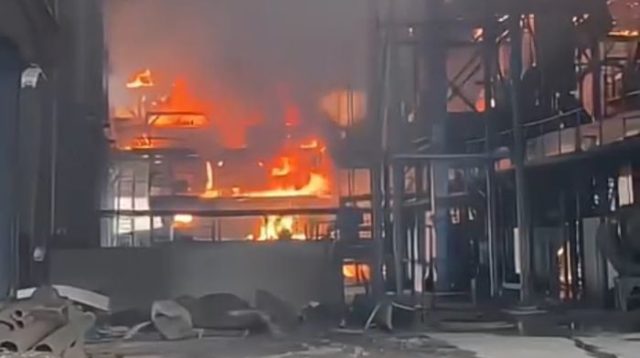 Pabrik PT SPN di Morowali Utara Terbakar