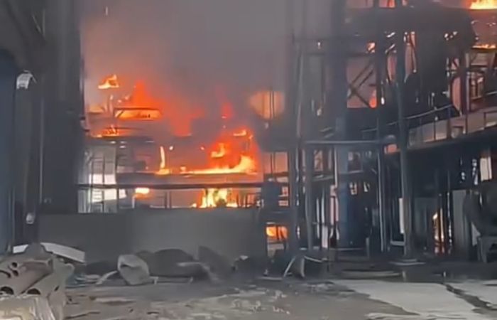 Pabrik PT SPN di Morowali Utara Terbakar