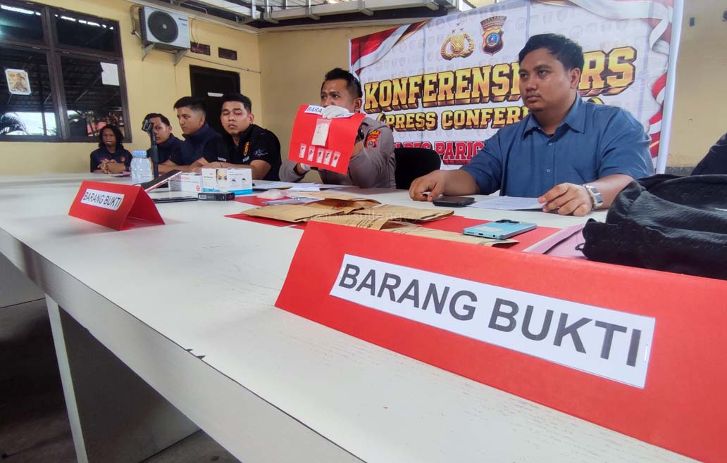 Polres Parigi Moutong Sita Hampir Setengah Kilogram Sabu