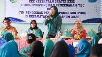 Sosialisasi CKG peduli stunting dan pencegahan TBC Enam Bulan CKG Parimo Terbaik di Sulteng, Hestiwati Ingatkan SPM Jangan Tertinggal