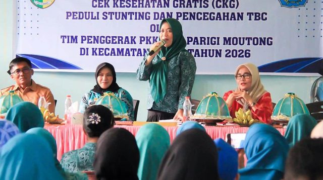 Enam Bulan CKG Parimo Terbaik di Sulteng, Hestiwati Ingatkan SPM Jangan Tertinggal