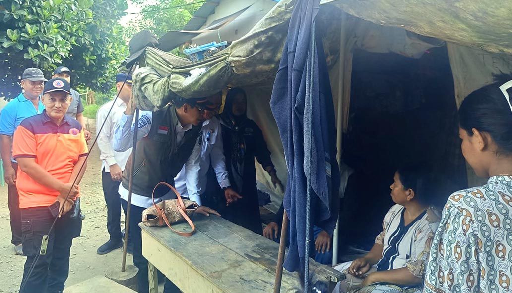 Pasca Banjir 2024, Delapan KK di Parimo Masih Tempati Tenda Pengungsian