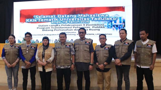Pemkab Parimo Libatkan Mahasiswa KKN Untad untuk Sosialisasi Pertanahan