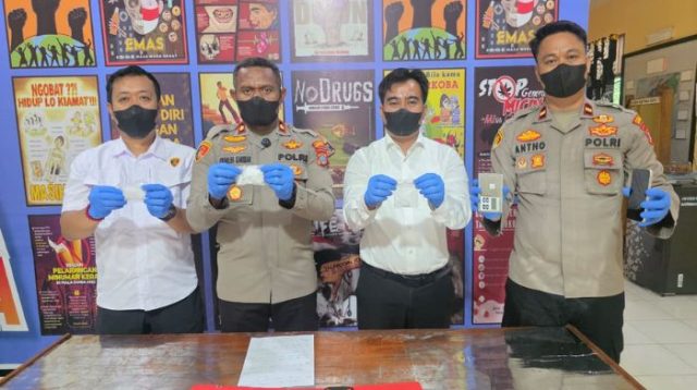 Polres Morowali Utara Sita 64,64 Gram Sabu, Tiga Orang Ditangkap