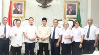 Temui Menag, Mardiman Sane : Indonesia Harus Jadi Contoh Kerukunan Dunia
