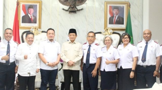 Temui Menag, Mardiman Sane : Indonesia Harus Jadi Contoh Kerukunan Dunia